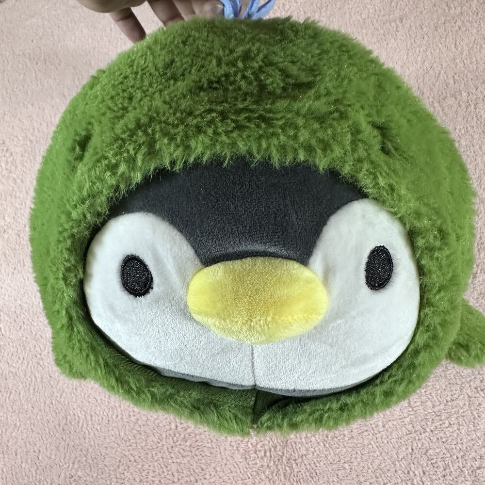 Takashoji Penguin Kigurumi Lying Down Plush Kawaii Toy Tag